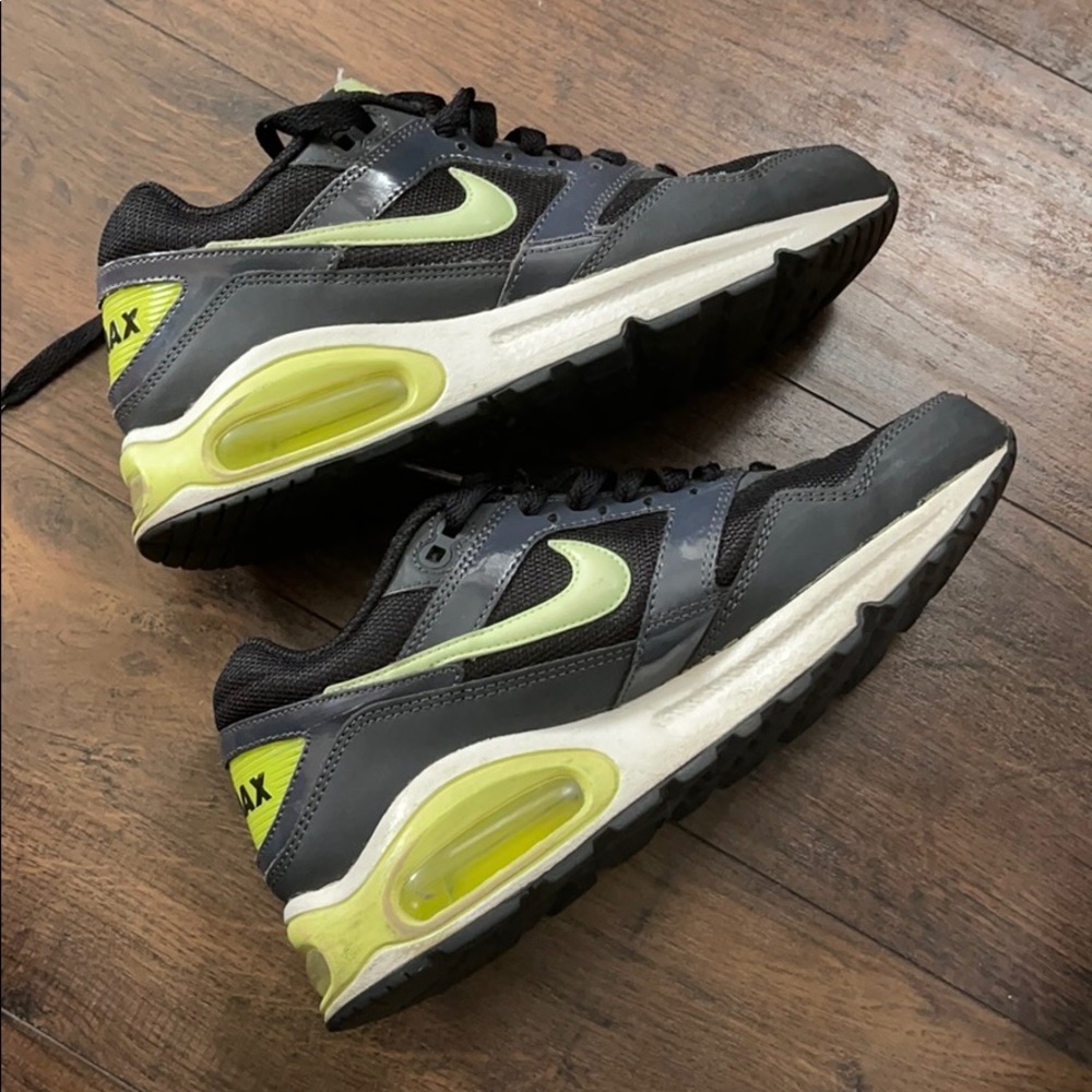 Nike Air Max black & lime green - women’s 7.5